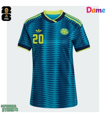 Colombia Juan Fernando Quintero #20 Replika Udebanetrøje Dame VM 2026 Kortærmet